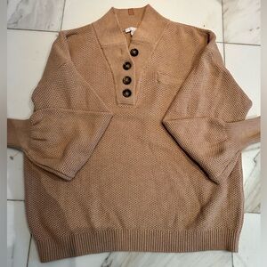 Lunya Cozy Cottonsilk Pocket sweater XS/S